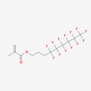 molecular formula C13H11F13O2 B3031007 4,4,5,5,6,6,7,7,8,8,9,9,9-Tridecafluorononyl 2-methylprop-2-enoate CAS No. 1228350-17-1