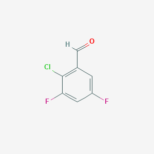 molecular formula C7H3ClF2O B3031021 2-Chloro-3,5-difluorobenzaldehyde CAS No. 1261561-82-3