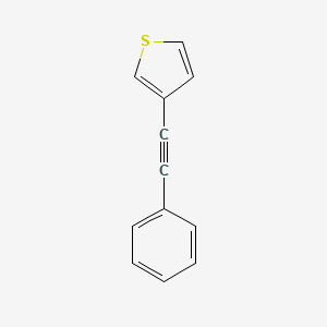 molecular formula C12H8S B3031042 3-(2-Phenylethynyl)thiophene CAS No. 131423-29-5