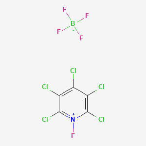 2,3,4,5,6-Pentachloro-1-fluoropyridin-1-ium tetrafluoroborate