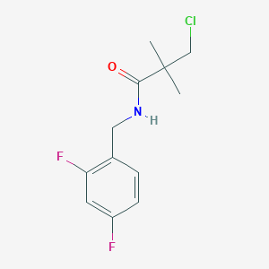 molecular formula C12H14ClF2NO B3031057 N1-(2,4-Difluorobenzyl)-3-Chloro-2,2-Dimethylpropanamide CAS No. 134672-77-8