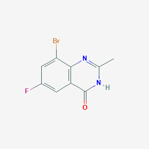molecular formula C9H6BrFN2O B3031060 8-Bromo-6-fluoro-2-methylquinazolin-4(3H)-one CAS No. 1352717-91-9