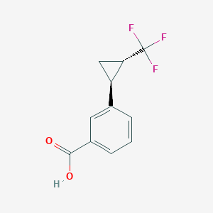 (+/-)-3-(Trans-2-(trifluoromethyl)cyclopropyl)benzoic acid