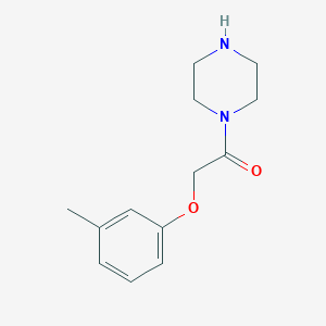 1-[(3-Methylphenoxy)acetyl]piperazine