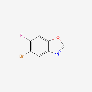 5-Bromo-6-fluoro-1,3-benzoxazole
