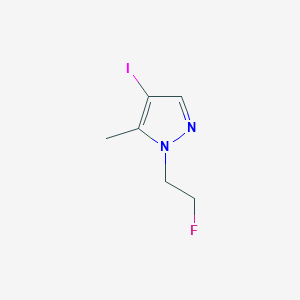 1-(2-Fluoro-ethyl)-4-iodo-5-methyl-1H-pyrazole