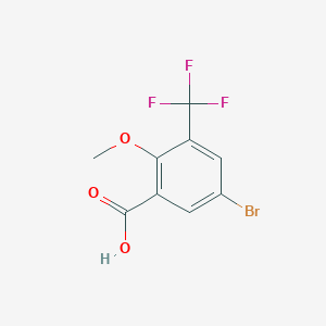 5-Bromo-2-methoxy-3-(trifluoromethyl)benzoic acid