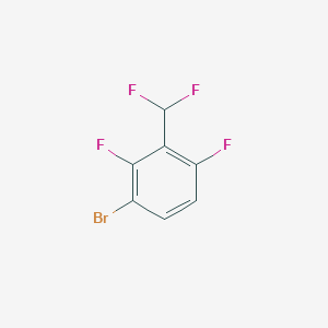 molecular formula C7H3BrF4 B3031106 1-Bromo-3-(difluoromethyl)-2,4-difluorobenzene CAS No. 1447671-68-2
