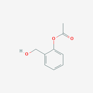 molecular formula C9H10O3 B3031113 Benzenemethanol, 2-(acetyloxy)- CAS No. 146952-30-9