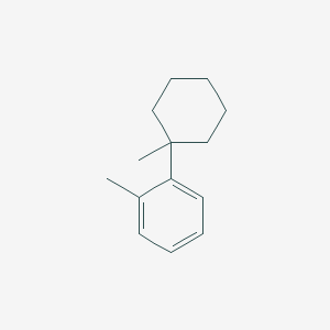 molecular formula C14H20 B3031116 1-Methyl-2-(1-methylcyclohexyl)benzene CAS No. 14962-10-8