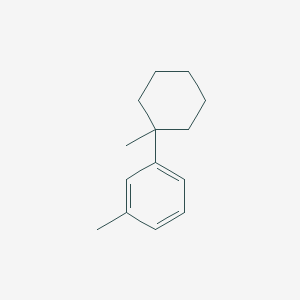 molecular formula C14H20 B3031117 Benzene, 1-methyl-3-(1-methylcyclohexyl)- CAS No. 14962-11-9