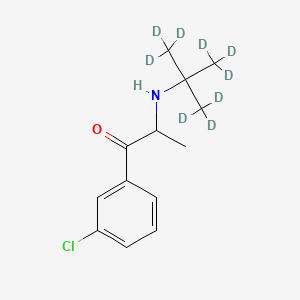 molecular formula C13H18ClNO B3031121 Bupropion D9 CAS No. 150988-80-0