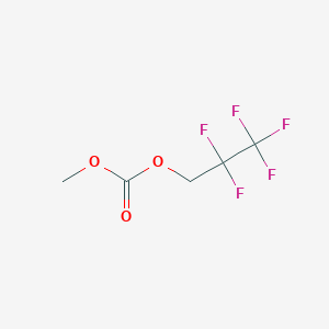 molecular formula C5H5F5O3 B3031132 Methyl 2,2,3,3,3-pentafluoropropyl carbonate CAS No. 156783-97-0