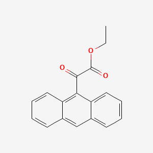 molecular formula C18H14O3 B3031138 Ethyl 2-(9-anthryl)-2-oxoacetate CAS No. 160727-68-4