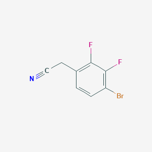 molecular formula C8H4BrF2N B3031143 4-Bromo-2,3-difluorophenylacetonitrile CAS No. 1627857-25-3