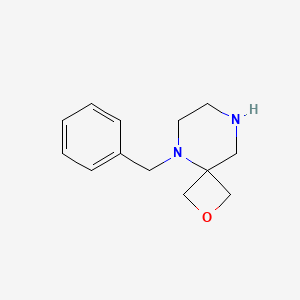 molecular formula C13H18N2O B3031147 5-Benzyl-2-oxa-5,8-diazaspiro[3.5]nonane CAS No. 1638765-27-1