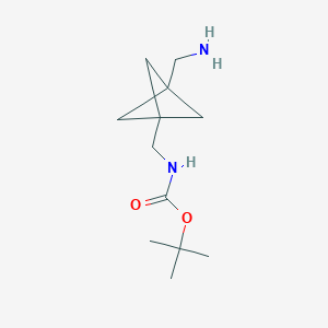 tert-Butyl ((3-(aminomethyl)bicyclo[1.1.1]pentan-1-yl)methyl)carbamate