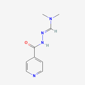 N-[(E)-dimethylaminomethylideneamino]pyridine-4-carboxamide