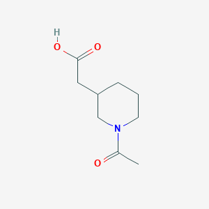 molecular formula C9H15NO3 B3031157 1-Acetyl-3-piperidineacetic Acid CAS No. 169253-07-0