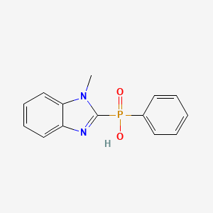 1-Methyl-1H-benzo[D]imidazol-2-YL(phenyl)phosphinic acid