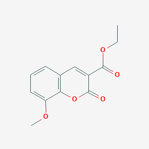 molecular formula C13H12O5 B3031163 ethyl 8-methoxy-2-oxo-2H-chromene-3-carboxylate CAS No. 1729-02-8