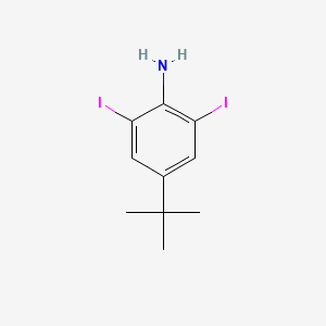 molecular formula C10H13I2N B3031164 4-tert-Butyl-2,6-diiodoaniline CAS No. 173282-39-8