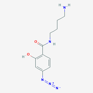 Benzamide, N-(4-aminobutyl)-4-azido-2-hydroxy-