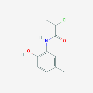 2-(2-Chloro-propionylamino)-4-methyl-phenol