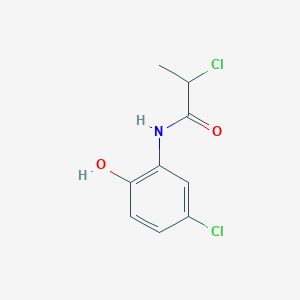 2-chloro-N-(5-chloro-2-hydroxyphenyl)propanamide