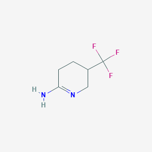 molecular formula C6H9F3N2 B3031171 3,4,5,6-Tetrahydro-5-(trifluoromethyl)-2-pyridinamine CAS No. 179684-52-7