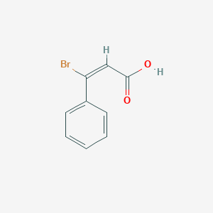 (E)-3-bromo-3-phenylprop-2-enoic acid