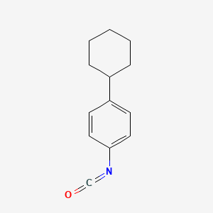 molecular formula C13H15NO B3031199 1-cyclohexyl-4-isocyanatoBenzene CAS No. 191722-72-2