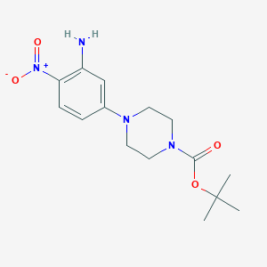 Tert-butyl 4-(3-amino-4-nitrophenyl)piperazine-1-carboxylate