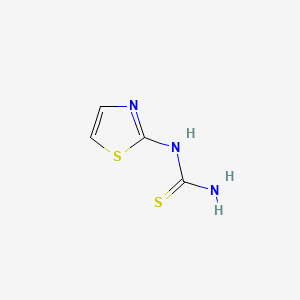 molecular formula C4H5N3S2 B3031212 1,3-Thiazol-2-ylthiourea CAS No. 19958-82-8
