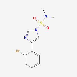 4-(2-Bromophenyl)-N,N-dimethylimidazole-1-sulfonamide