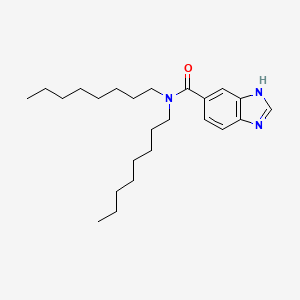 molecular formula C24H39N3O B3031216 N,N-Dioctylbenzimidazole-5-carboxamide CAS No. 2006277-84-3