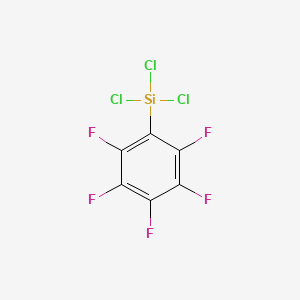 molecular formula C6Cl3F5Si B3031217 Pentafluorophenyltrichlorosilane CAS No. 20083-38-9