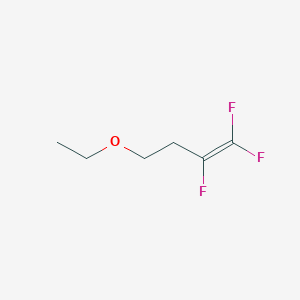 molecular formula C6H9F3O B3031219 4-Ethoxy-1,1,2-trifluorobut-1-ene CAS No. 2021-77-4