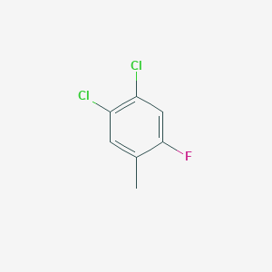 molecular formula C7H5Cl2F B3031222 1,2-Dichloro-4-fluoro-5-methylbenzene CAS No. 203059-79-4
