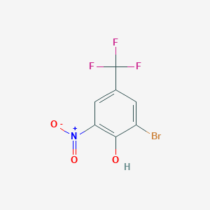 2-Bromo-6-nitro-4-(trifluoromethyl)phenol