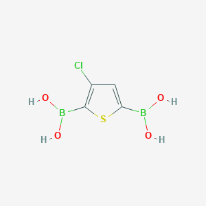 molecular formula C4H5B2ClO4S B3031236 3-Chlorothiophene-2,5-diboronic acid CAS No. 2096332-07-7
