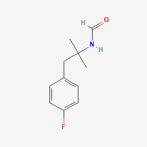 molecular formula C11H14FNO B3031250 N-[2-(4-Fluorophenyl)-1,1-dimethylethyl]formamide CAS No. 21328-16-5
