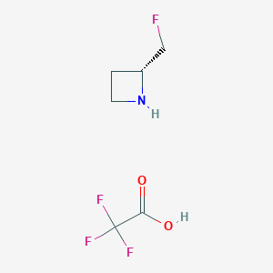 (2R)-2-(fluoromethyl)azetidine; trifluoroacetic acid