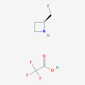 (2S)-2-(fluoromethyl)azetidine; trifluoroacetic acid