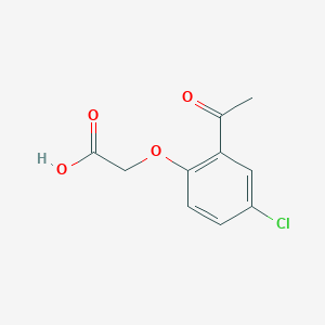 2-(2-Acetyl-4-chlorophenoxy)acetic acid
