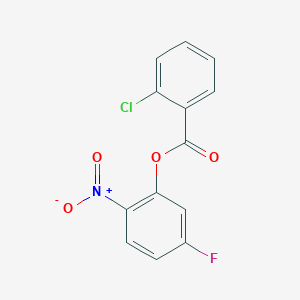 5-Fluoro-2-nitrophenyl 2-chlorobenzoate