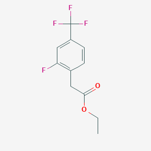 Ethyl 2-[2-fluoro-4-(trifluoromethyl)phenyl]acetate