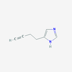 molecular formula C7H8N2 B3031276 4-(But-3-yn-1-yl)-1H-imidazole CAS No. 223419-76-9