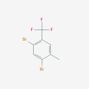 molecular formula C8H5Br2F3 B3031289 1,5-Dibromo-2-methyl-4-(trifluoromethyl)benzene CAS No. 231285-88-4
