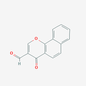 4-oxo-4H-benzo[h]chromene-3-carbaldehyde